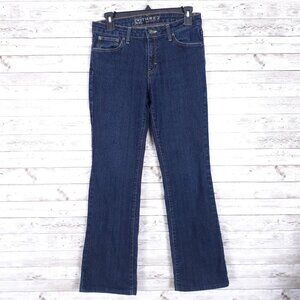 Thre3 Womens Bootcut Jeans Size 6 Dark Wash Embroidered Pockets 373